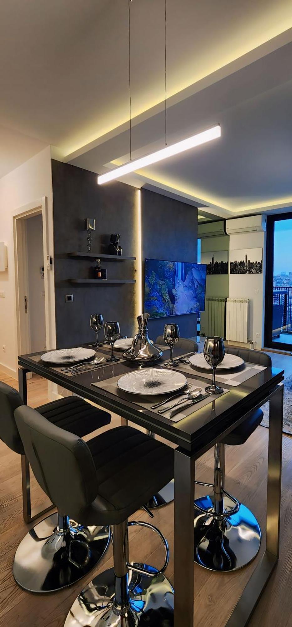 Belgrade Waterfront 16Th Fl Lux Apt. W/ City View Dış mekan fotoğraf