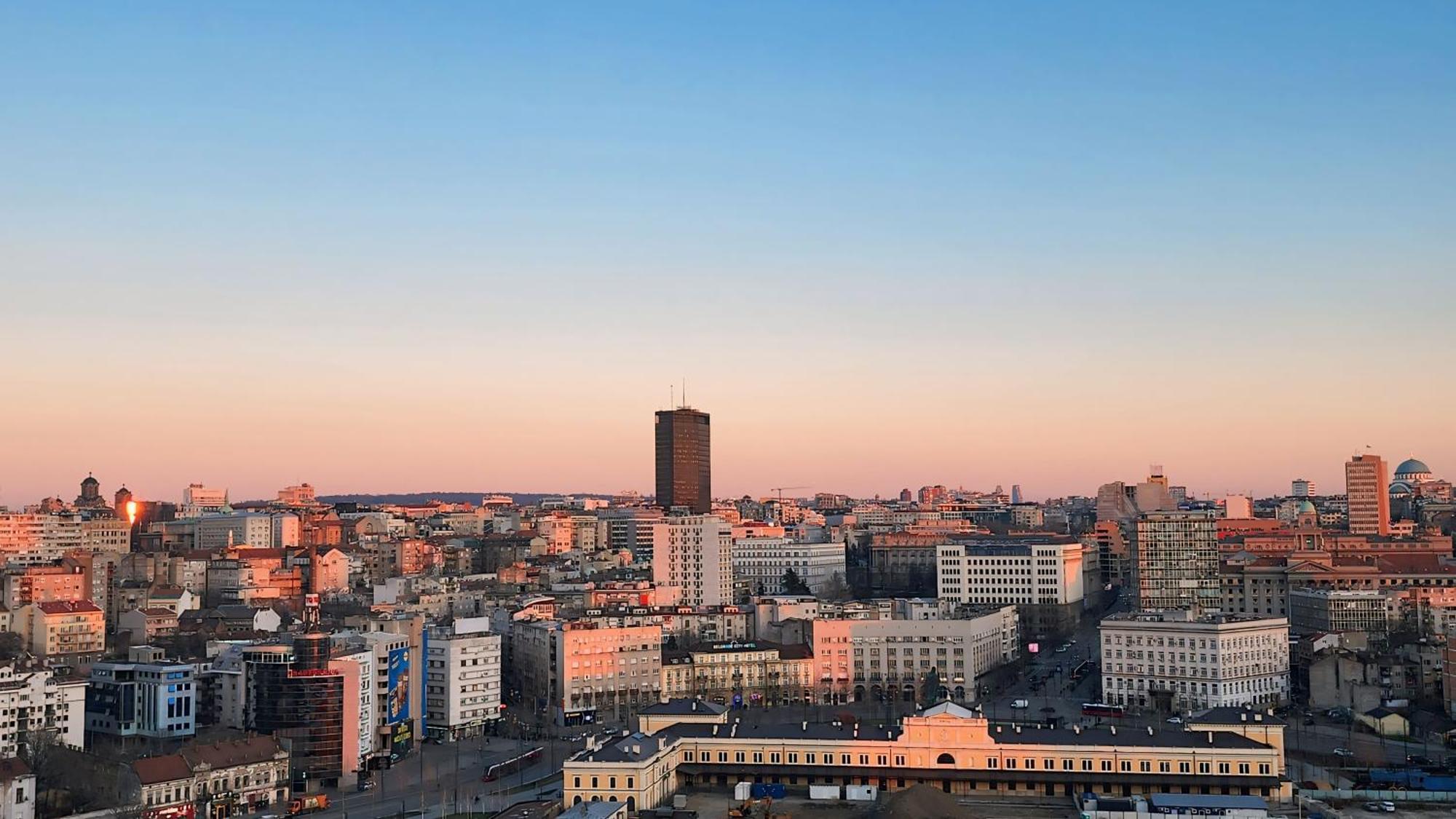 Belgrade Waterfront 16Th Fl Lux Apt. W/ City View Dış mekan fotoğraf