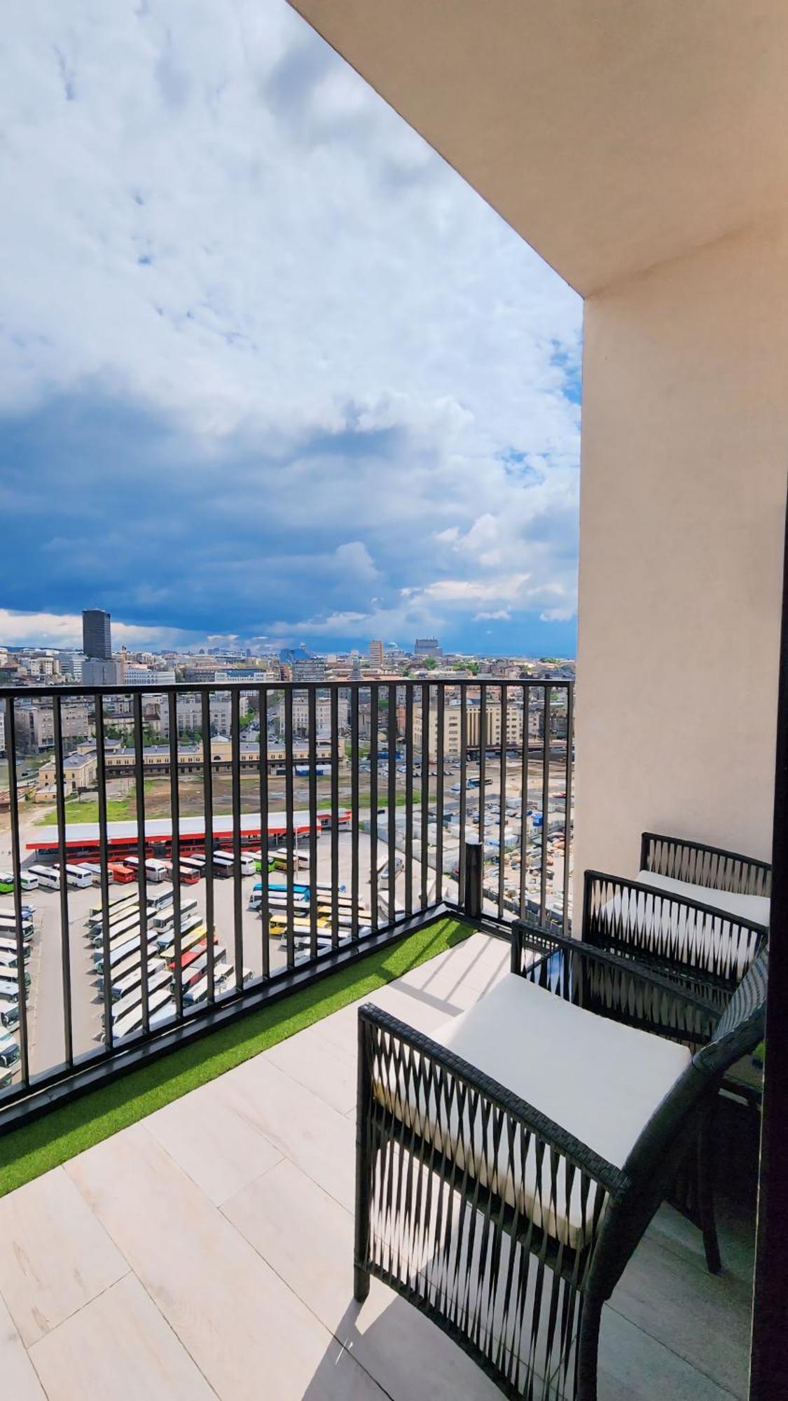 Belgrade Waterfront 16Th Fl Lux Apt. W/ City View Dış mekan fotoğraf