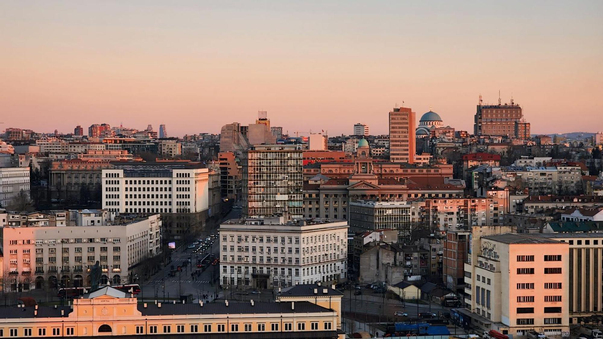 Belgrade Waterfront 16Th Fl Lux Apt. W/ City View Dış mekan fotoğraf