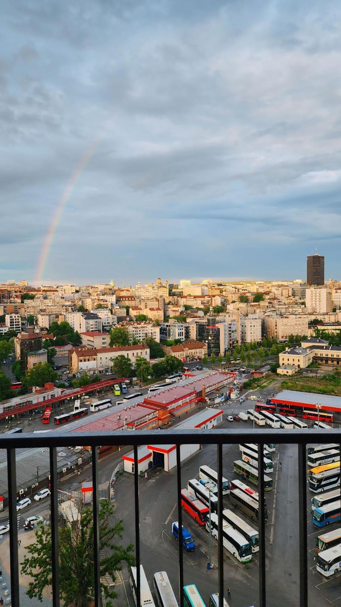 Belgrade Waterfront 16Th Fl Lux Apt. W/ City View Dış mekan fotoğraf